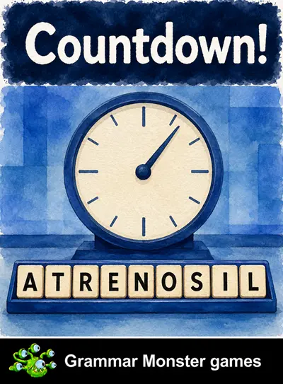 Grammar Monster Countdown game artwork